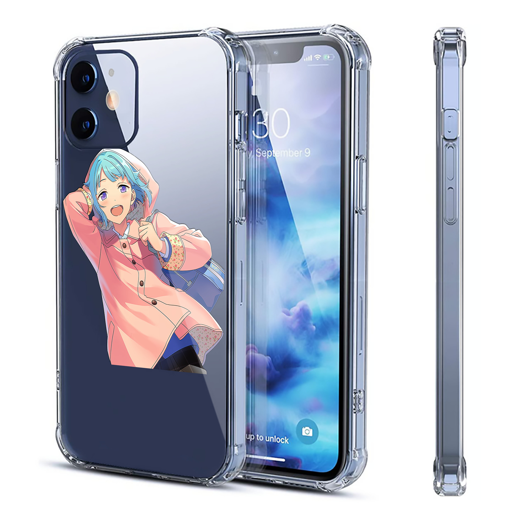 （画像用） あんさんぶるスターズ! Ensemble Stars 【iPhone 12シリーズ対応】透明スマホケース（クリアソフトケース）